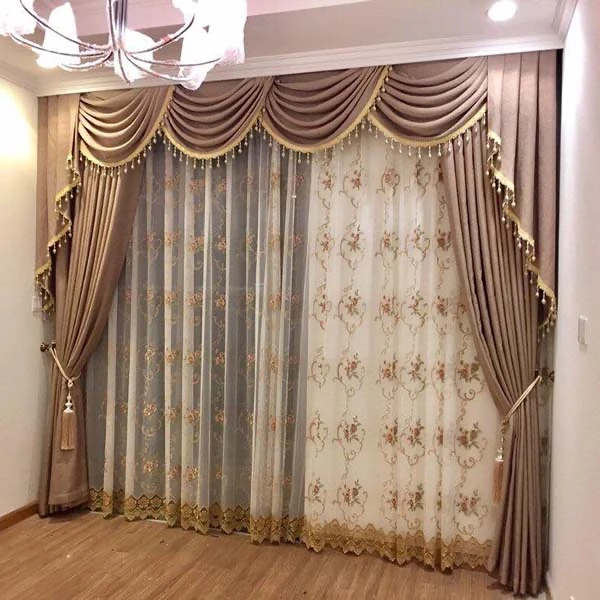 Góc nhìn khác của Rèm vải cổ điển